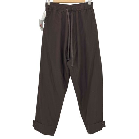 ユリウス JULIUS 21aw Resilience TROUSERS FOR MALE レーヨン ウール イージーサルエル パンツ メンズ JPN:2