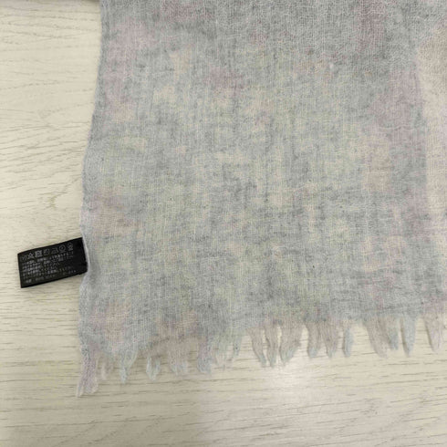 ランバンコレクション LANVIN COLLECTION カシミア100 フリンジ マフラー レディース