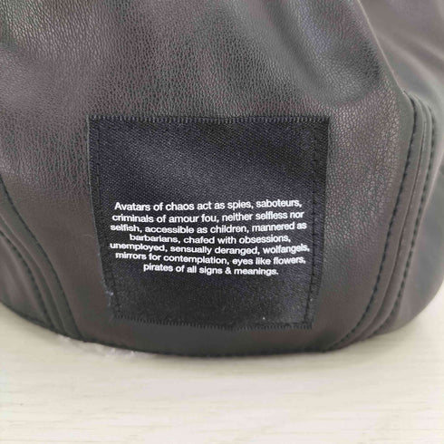 ユリウス JULIUS 23ss シンセティックレザーベレー メンズ FREE