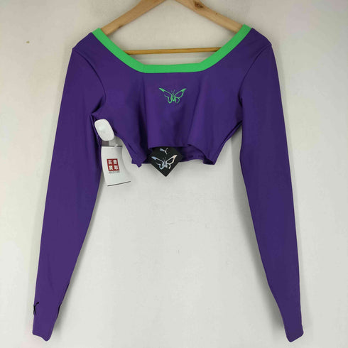 プーマ PUMA Cropped Colorblock Long Sleeve Top レディース M