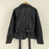 ザラ ZARA ベルト付き フェイクレザー ペプラムジャケット メンズ L