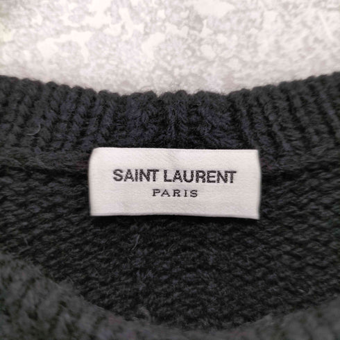 サンローランパリ SAINT LAURENT PARIS 15AW エディ期 ニット ボーダー ニット セーター メンズ S