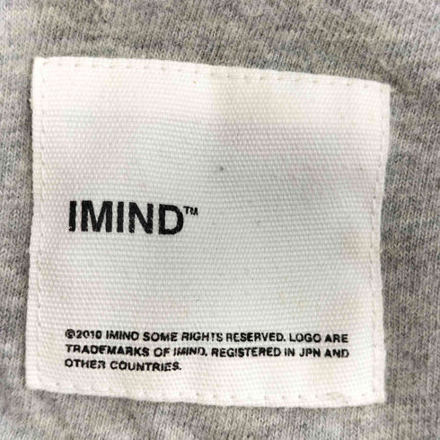 IMIND プリントクルーネックTシャツ メンズ