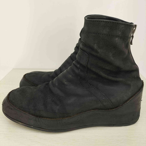 ユリウス JULIUS In Heel Boots バックジップ カウヌバック インヒール ブーツ メンズ