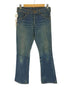 ラングラー Wrangler 00S SANFORIZED レザーパッチ フレア デニムパンツ レディース 31×32