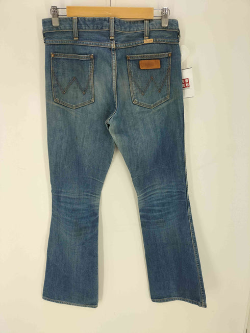 ラングラー Wrangler 00S SANFORIZED レザーパッチ フレア デニムパンツ レディース 31×32