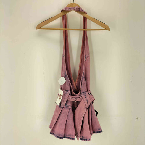 ジェイディッドロンドン JADED LONDON Malibu Plunge Denim Mini Dress レディース US:0-2