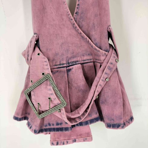 ジェイディッドロンドン JADED LONDON Malibu Plunge Denim Mini Dress レディース US:0-2