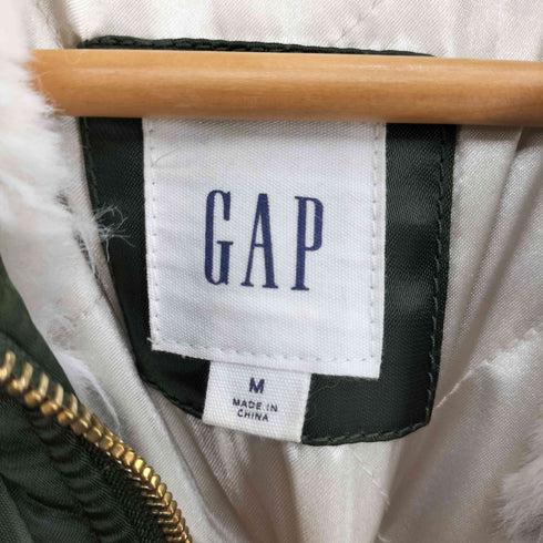 ギャップ Gap Faux-Fur Lined Bomber Jacket ファー ボンバージャケット レディース import:M