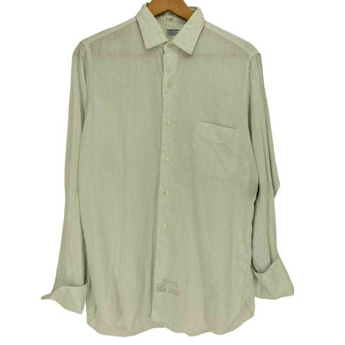 アロー ARROW 60S USA製 ダブルカフス ドット L/S シャツ メンズ 15-34