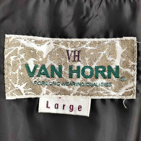 VAN HORN ジップアップ コーデュロイベスト メンズ import:L