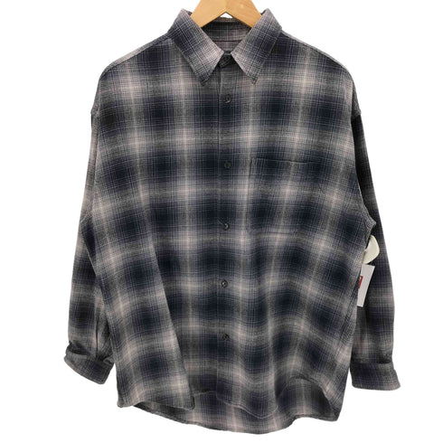 フリークスストア FREAKS STORE 23aw リラックスフィット オンブレチェック ネルシャツ メンズ JPN:M
