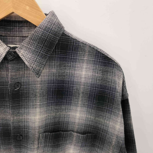 フリークスストア FREAKS STORE 23aw リラックスフィット オンブレチェック ネルシャツ メンズ JPN:M