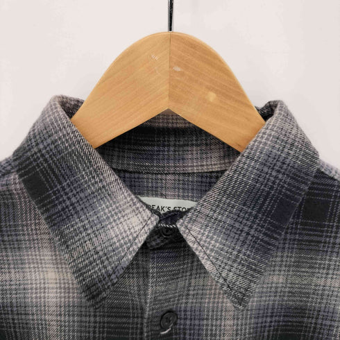 フリークスストア FREAKS STORE 23aw リラックスフィット オンブレチェック ネルシャツ メンズ JPN:M