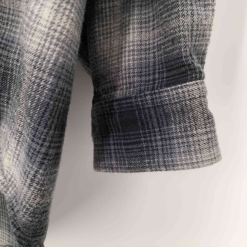フリークスストア FREAKS STORE 23aw リラックスフィット オンブレチェック ネルシャツ メンズ JPN:M