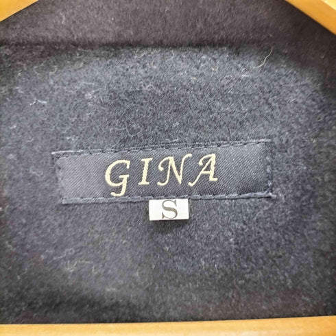 GINA/カシミア100 ダブルブレスト ステンカラーコート レディース JPN:S