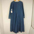 ザラ ZARA Aライン デニムマキシワンピース レディース import:L