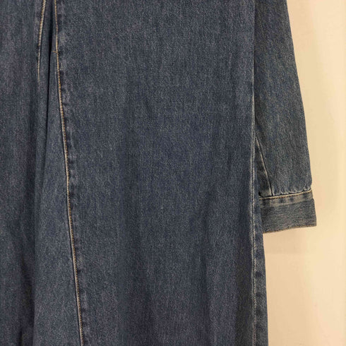 ザラ ZARA Aライン デニムマキシワンピース レディース import:L