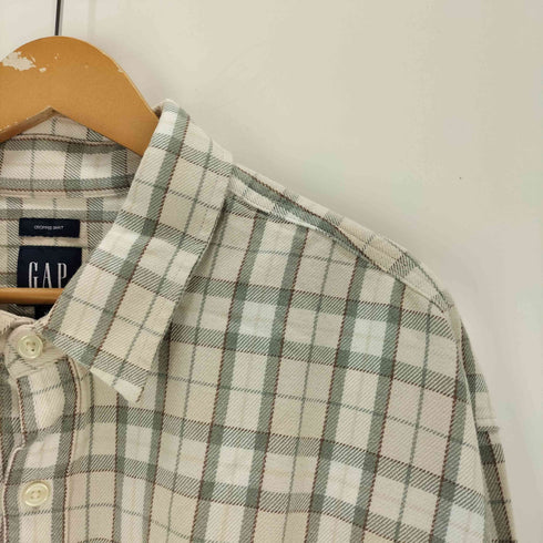 ギャップ Gap サンウォッシュ ツイル ストレートヘム シャツ メンズ XL