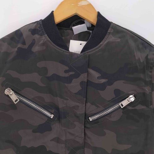 エイソス asos 迷彩 クロップド MA-1 レディース US:4