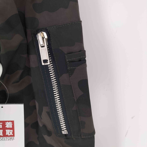 エイソス asos 迷彩 クロップド MA-1 レディース US:4