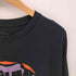 バンド 騙し絵 プリント 長袖 Tシャツ バンT メンズ L