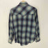 mirror western wear 70-80S ウエスタン フランネル チェック シャツ 襟芯 メンズ
