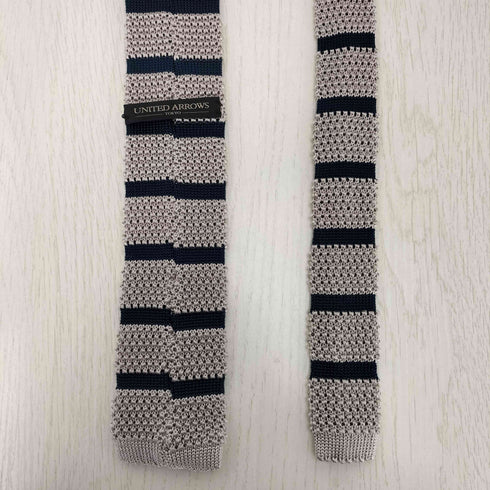 ユナイテッドアローズ UNITED ARROWS ボーダー ニット タイ メンズ
