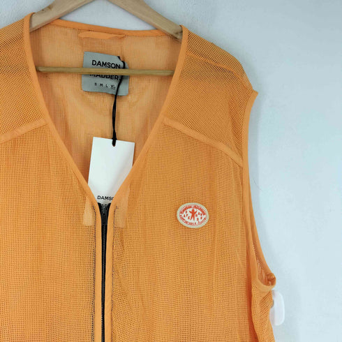 DAMSON MADDER Fisherman Mesh Vest メッシュ ジップアップ ベスト メンズ XL