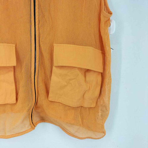DAMSON MADDER Fisherman Mesh Vest メッシュ ジップアップ ベスト メンズ XL
