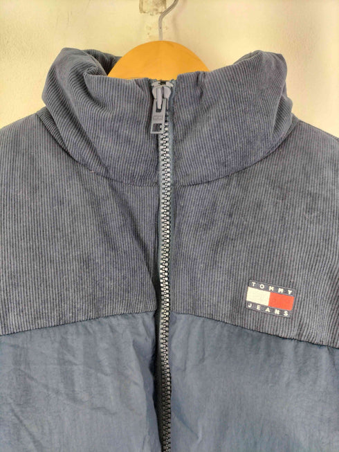 トミージーンズ tommy jeans コーデュロイミックスアラスカパファーダウンジャケット メンズ JPN:L