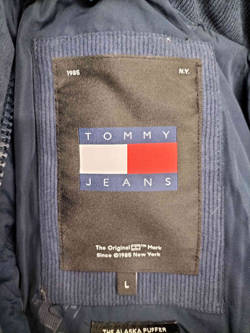トミージーンズ tommy jeans コーデュロイミックスアラスカパファーダウンジャケット メンズ JPN:L
