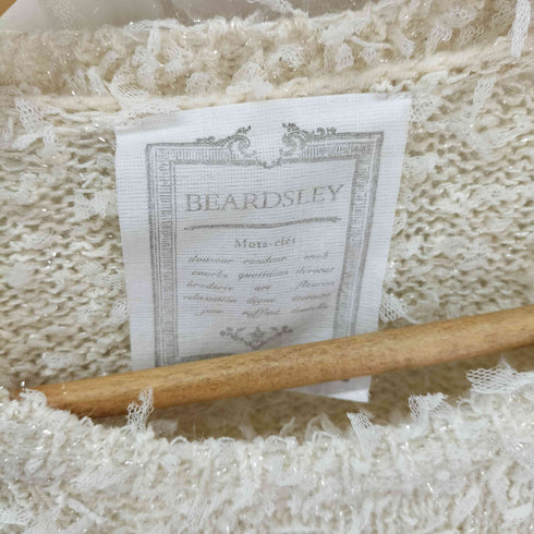 ビアズリー BEARDSLEY チュールヤーンニット レディース FREE