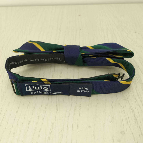 ポロバイラルフローレン Polo by RALPH LAUREN イタリア製 チェック 蝶 ネクタイ メンズ
