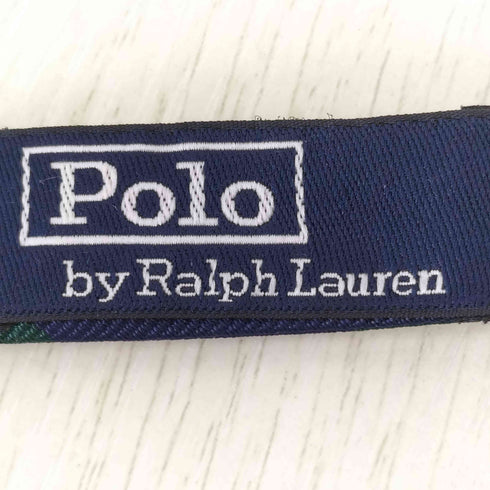 ポロバイラルフローレン Polo by RALPH LAUREN イタリア製 チェック 蝶 ネクタイ メンズ