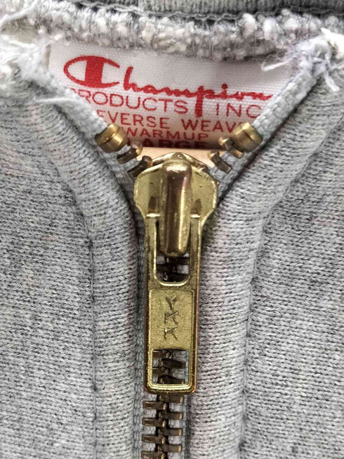 チャンピオン Champion 復刻 USA製 赤単色タグ REVERSE WEAVE リバースウィーブ ジップ フーディー パーカー 袖目つき メンズ import:L