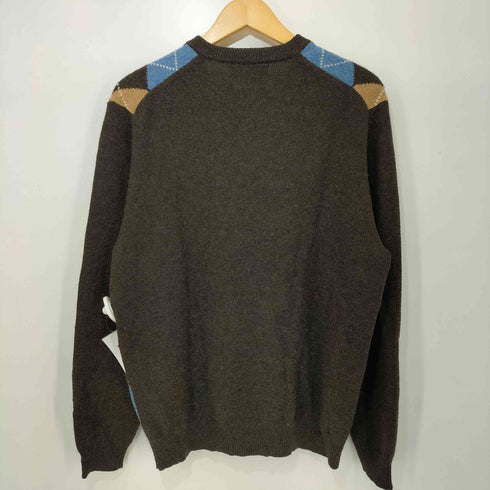 ブルックスブラザーズ BROOKS BROTHERS ラムズウール アーガイル Vネック ニット メンズ import:M