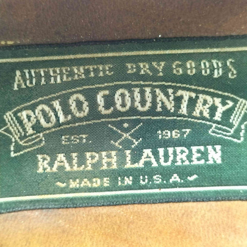 ポロカントリーラルフローレン POLO COUNTRY RALPH LAUREN USA製 80S~90S レザー コイン ローファー メンズ US:8