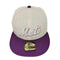ニューエラ NEW ERA 59FIFTY チームロゴ 刺繍 6パネル ベースボール キャップ つば裏 グレー メンズ 7 1/2