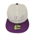 ニューエラ NEW ERA 59FIFTY チームロゴ 刺繍 6パネル ベースボール キャップ つば裏 グレー メンズ 7 1/2