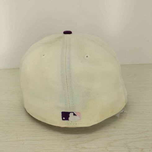 ニューエラ NEW ERA 59FIFTY チームロゴ 刺繍 6パネル ベースボール キャップ つば裏 グレー メンズ 7 1/2