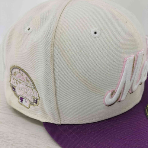 ニューエラ NEW ERA 59FIFTY チームロゴ 刺繍 6パネル ベースボール キャップ つば裏 グレー メンズ 7 1/2