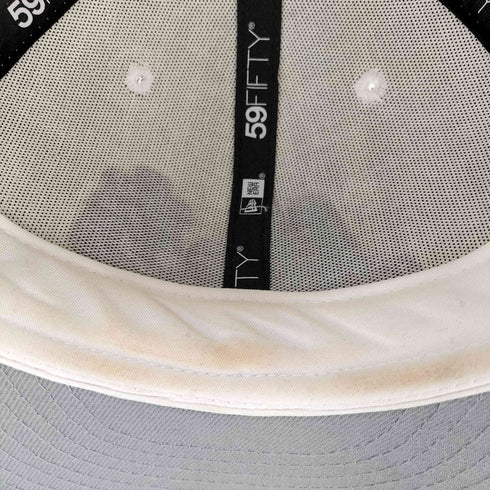 ニューエラ NEW ERA 59FIFTY チームロゴ 刺繍 6パネル ベースボール キャップ つば裏 グレー メンズ 7 3/8