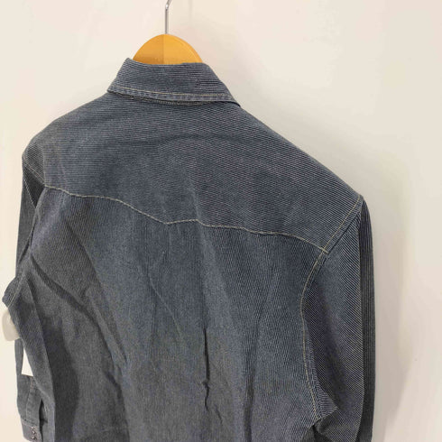 BRAIN TRUST ストライプ L/S ウエスタンシャツ メンズ import:M