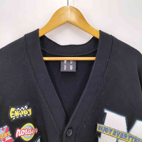 ミスターエンジョイダマネー MR ENJOY DA MONEY ワッペン レタード カーディガン メンズ