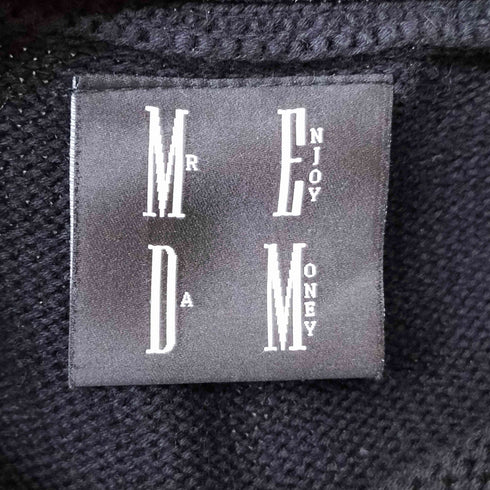 ミスターエンジョイダマネー MR ENJOY DA MONEY ワッペン レタード カーディガン メンズ