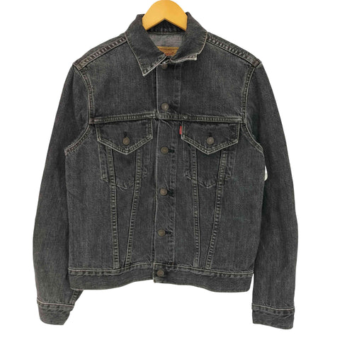 リーバイス Levis 90S ボタン裏J22 スモールE 日本製 4th ブラックデニムジャケット メンズ 38