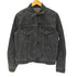 リーバイス Levis 90S ボタン裏J22 スモールE 日本製 4th ブラックデニムジャケット メンズ 38