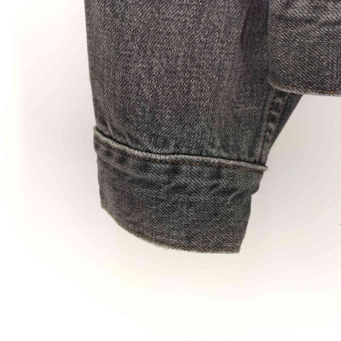リーバイス Levis 90S ボタン裏J22 スモールE 日本製 4th ブラックデニムジャケット メンズ 38