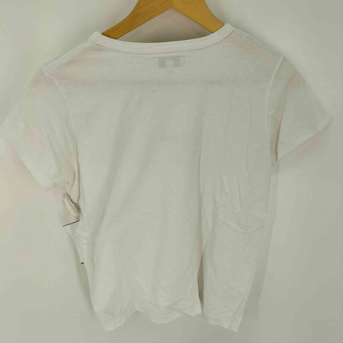 アニエスベー agnes b. 白タグ プリント クルーネックTシャツ レディース JPN:2